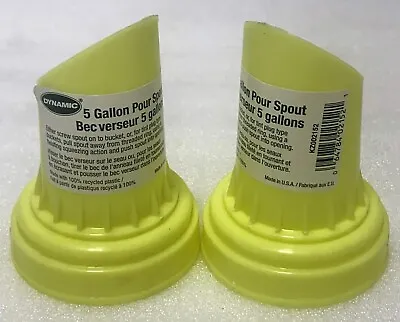 2 Dynamic Kz002152 Plastic Paint Bucket Pail Spout 5-gallon Screw Cap Tint Plug  • $9.99