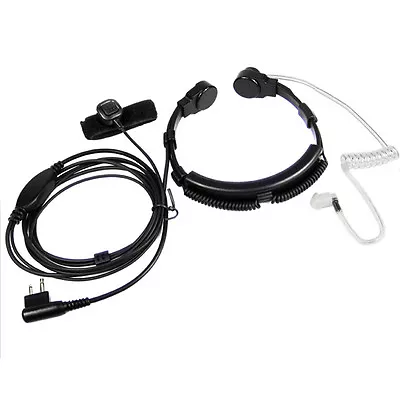 For Motorola CP125 CP140 CP150 CP200 CP180 CP185 GP300 Throat Mic Headset 2-Pin • $7.89