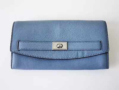 Michael Kors Purse / Purse Hamilton LG Wallet Denim • $77.07