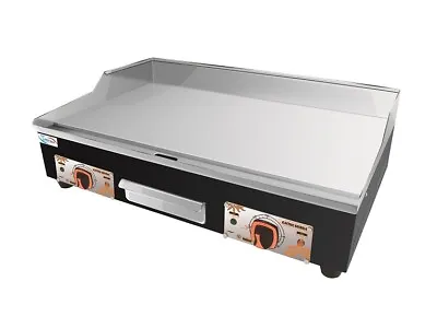 £169.99 • Buy Electric Commercial Griddle Hotplate 73 Cm Flat Grill With UK Double Plugs