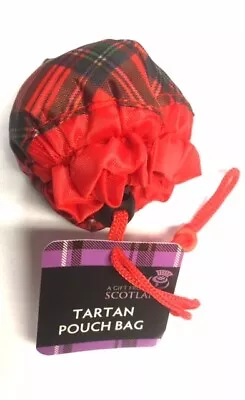 Tartan Pouch Bag • £5.99