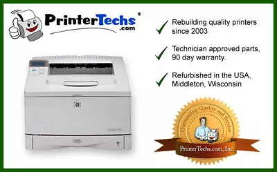 HP LaserJet 5100N 5100 Laser Printer - PrinterTechs Reman. Q1860A • $899