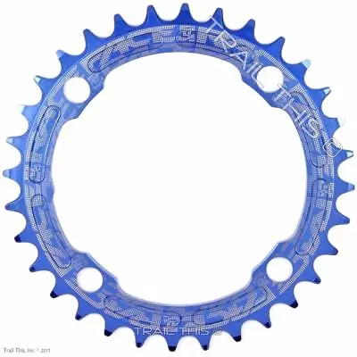 RaceFace Blue Narrow-Wide 3032343638T X 104 MTB Chainring 9 10 11 12-Speed • $39.95