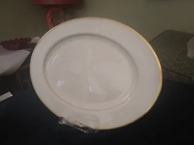 Mikasa Wheaton Bone China  White Oval Serving Platter  Gold Rim • $14