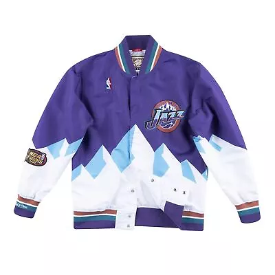 Mens Mitchell & Ness NBA AUTHENTIC WARM UP JACKET - UTAH JAZZ 1997 • $119.99