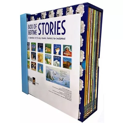 My Big Box Of Bedtime Stories 15 Books Collection Set The Wish Cat Sleepyhead • £20.99