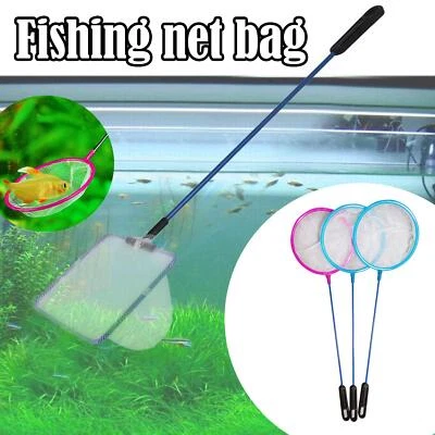 $2.24 • Buy Fish Net Shrimp Aquarium Fish Tank Accessories High Density Small Fine Net M6L8