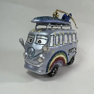 Volkswagen Van Bus With Surfing Board  Christmas Ornament ~ LUV BUGS • $6