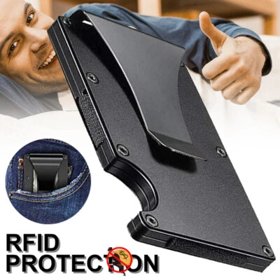 $14.91 • Buy Slim Leather Travel Passport Wallet Holder RFID Blocking ID Card Case Cover Men