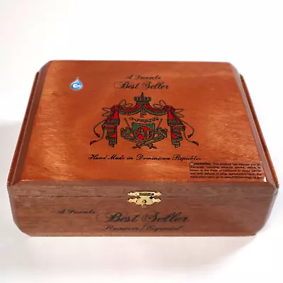 CIGAR Box Best Seller Reserva A Fuente Empty Wood Container Stash Crafts Brown • $8.92