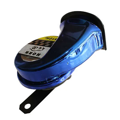 Blue Universal 12V DC 130dB 510Hz Snail Horn Siren ATV Go Kart Motorcycle Moped • $12.95