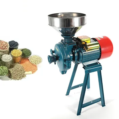 $225.05 • Buy Electric Grinder 2200W Dry Grain Mill Grinder Commercial Powder Milling Machine