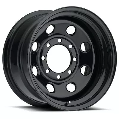 15  Vision HD 85H Soft 8 Gloss Black Wheel 15x10 5x5.5 (5x139.7) Rim -39mm • $202.33