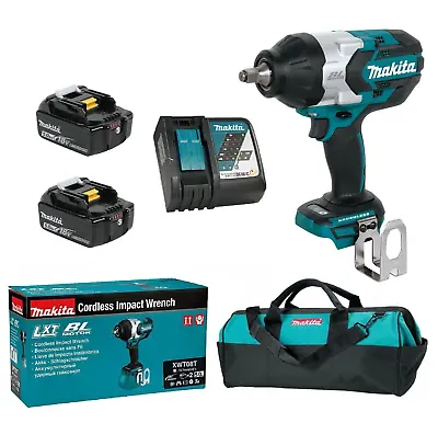 Makita XWT08 18V LXT Li-Ion Brushless Cordless High Torque Impact Wrench 1/2 In • $473.80