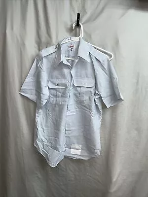 Military Type New Tapered Button Up Shirt By Martin Size 16 1/2 Mens • $27.45