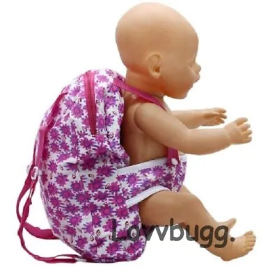 Child's Doll Carry Backpack For Bitty & Born Any 13-18  Doll FREE SHIP ADD-ONS! • $12.95