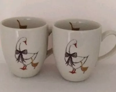 Vintage Van Cleef (Arpels) Pair Of   Ceramic Mugs Featuring Geese. • £35.50