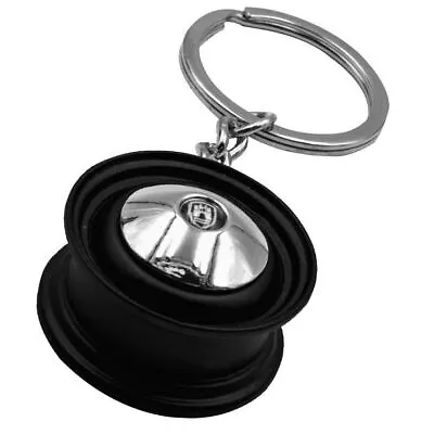 Empi 2118 Vw Bug Smoothie Wheel Key Chain Black • $14.95