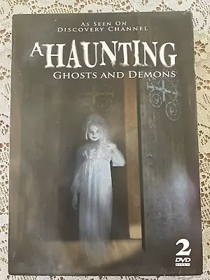 A HAUNTING GHOSTS AND DEMONS NEW/SEALED 2-DVD SET As Seen On Discovery FREE SHIP • $11.50