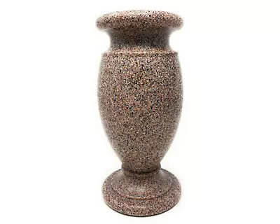 Optimum Memorial Cemetery Greek Flower Vase Simulated N. American Pink Plastic • $54.99