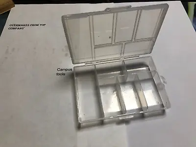 Storage Box Hard Plastic Compartment Slot Plastic Craft Organizer Drill Bits NEW • £3.99