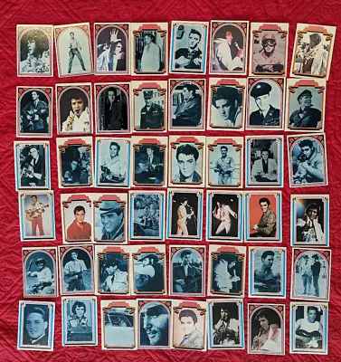 Vintage 1978 Boxcar Enterprises ELVIS PRESLEY Trading Cards Lot Of 48 • $7.95