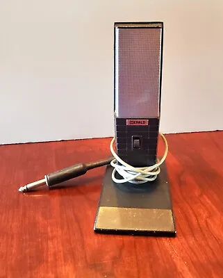 Vintage Herald Dynamic Microphone With Adjustable Desk Stand CB Radio Microphone • $34.95