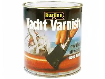 Rustins Yacht Varnish Satin 500Ml RUSYVS500 • £14.87