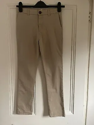 £7 • Buy M And S Kids Chinos Sand Colour 9-10 Yrs No Tags But These Were Worn Just Once. 