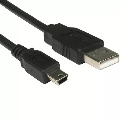 Mini USB Cable 0.5m USB To Mini USB Lead Type A To 5 Pin Mini B • £1.99