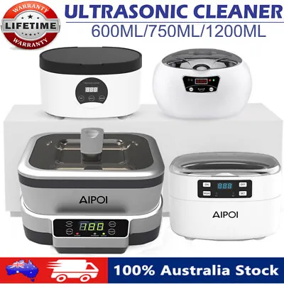 Digital Ultrasonic Cleaner Ultra Sonic Cleaning Tank Timer Jewelry Glasses AU • $46.20