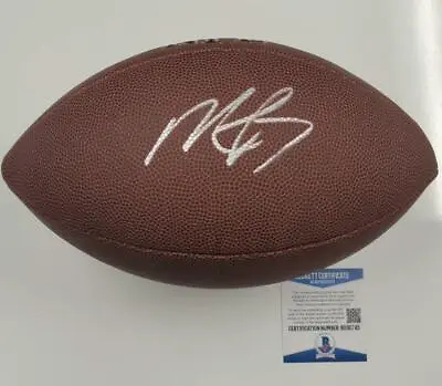 Michael Vick Signed Wilson NFL Replica Football Falcons Autograph ~ BAS COA • $116.99