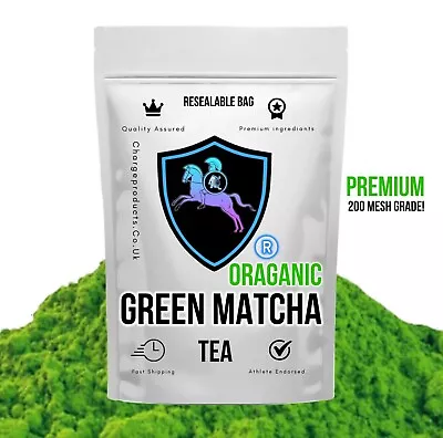 Green Organic Matcha Tea Powder 200 Mesh Lower Cholesterol Heart Health Detox • £5.99