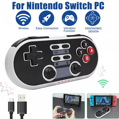 Wireless Bluetooth Pro Controller Classic Gamepad For Nintendo Switch PC Windows • $27.81