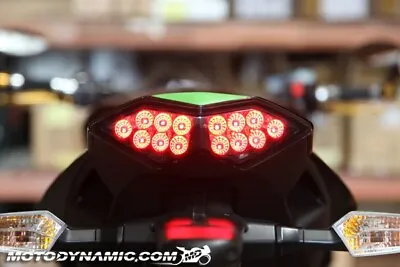 SEQUENTIAL LED Tail Light SMOKE For 2010-13 Kawasaki Z1000 2011-23 Ninja 1000 SX • $98.95