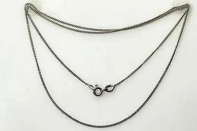 925 Sterling Silver 19.5  Thin Chain 1.7 Grams (NEC3965) • $25