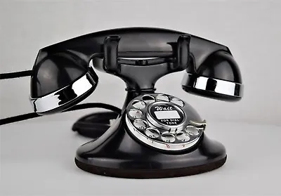 Western Electric 202 Telephone -  Fully Restored - Chrome Trim - Best On Market! • $499.95