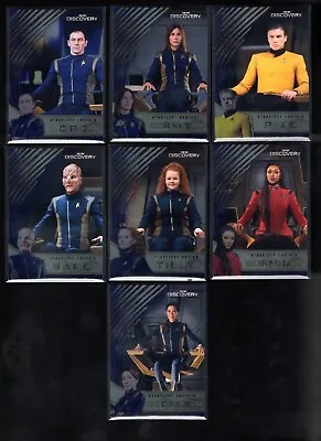 2023 Star Trek Discovery Season 4 The Captains Chair 7-card Insert Set • $82.60