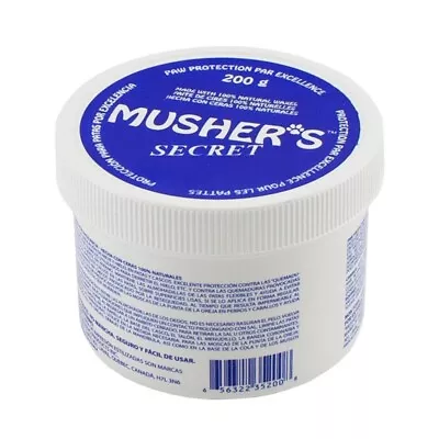 Pet Balm Musher's Secret Dog Paw Protection Wax Moisturizer (200grams -7.1 Oz.) • $35.99