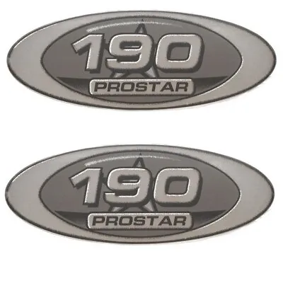 Mastercraft Boat Raised Decal Stickers | ProStar 190 Emblems (Pair) • $171.37