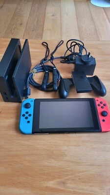 $319 • Buy Nintendo Switch Portable Gaming Console - Neon Blue/Neon Red