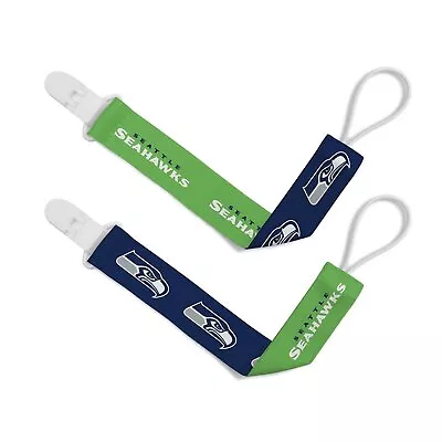 Seattle Seahawks - Pacifier Clip 2-Pack • $7.47