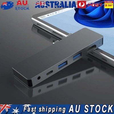 $47 • Buy USB3.0 Docking Station 4K 60Hz Small Docking Station Hub For Surface Pro X/9/8