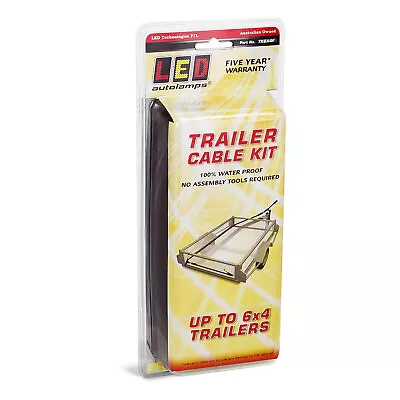 TK6X4F – LED Autolamps TK6X4F 6x4ft 7 Pin Flat Plug Trailer Harness Kit • $64.95