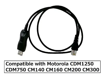 FTDI USB Programming Cable + Support For Motorola CDM1250 CDM750 CM140 CM160 • $16.80