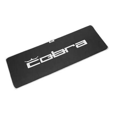 NEW Cobra Microfiber Tour Golf Towel Black - 39  X 14  • $27.99