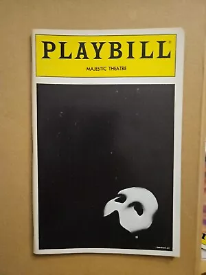 RARE PHANTOM OF THE OPERA FEB 88 Broadway ORIGINAL CAST Playbill SARAH BRIGHTMAN • $119.99