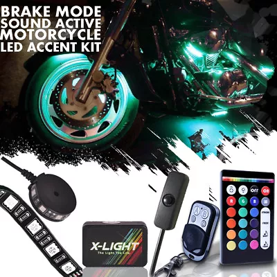 H.D. UnderGlow Led NEON Lights Kit Harley Davidson Street Glide FLHX Motorcycle • $61.99