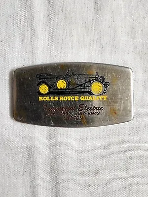 Zippo Vintage Pocket Knife Rolls Royce Quality Industrial Electric Design. RARE • $25.63