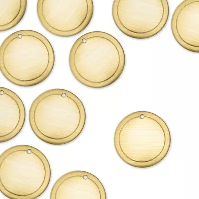 1  Brass Circle Disc 24 Pack - Metal Stamping Jewelry Blanks ImpressArt 24pc • $19.25